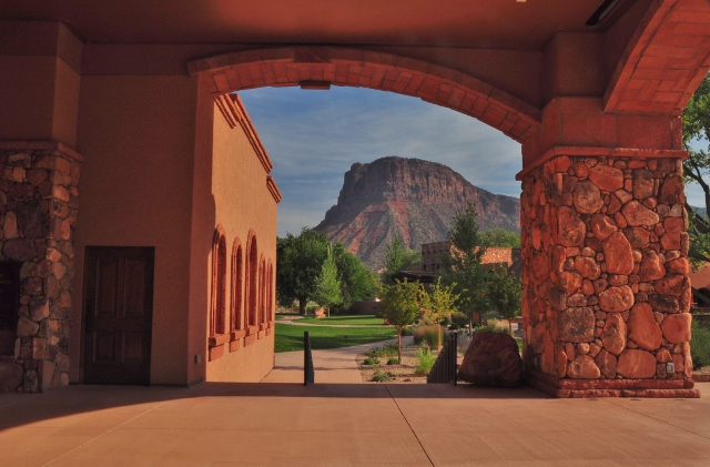 the resort grounds